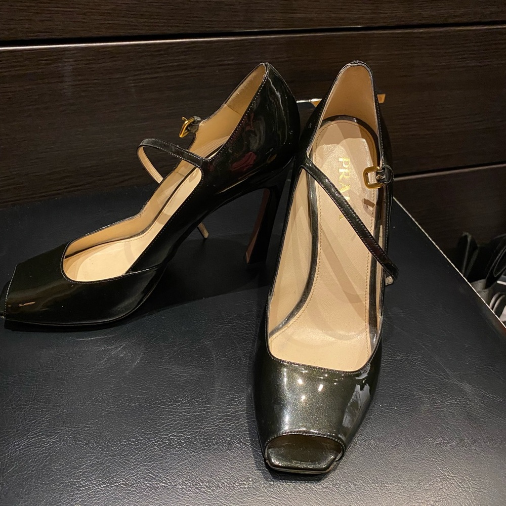 Prada Women's Black Mary Jane Heels